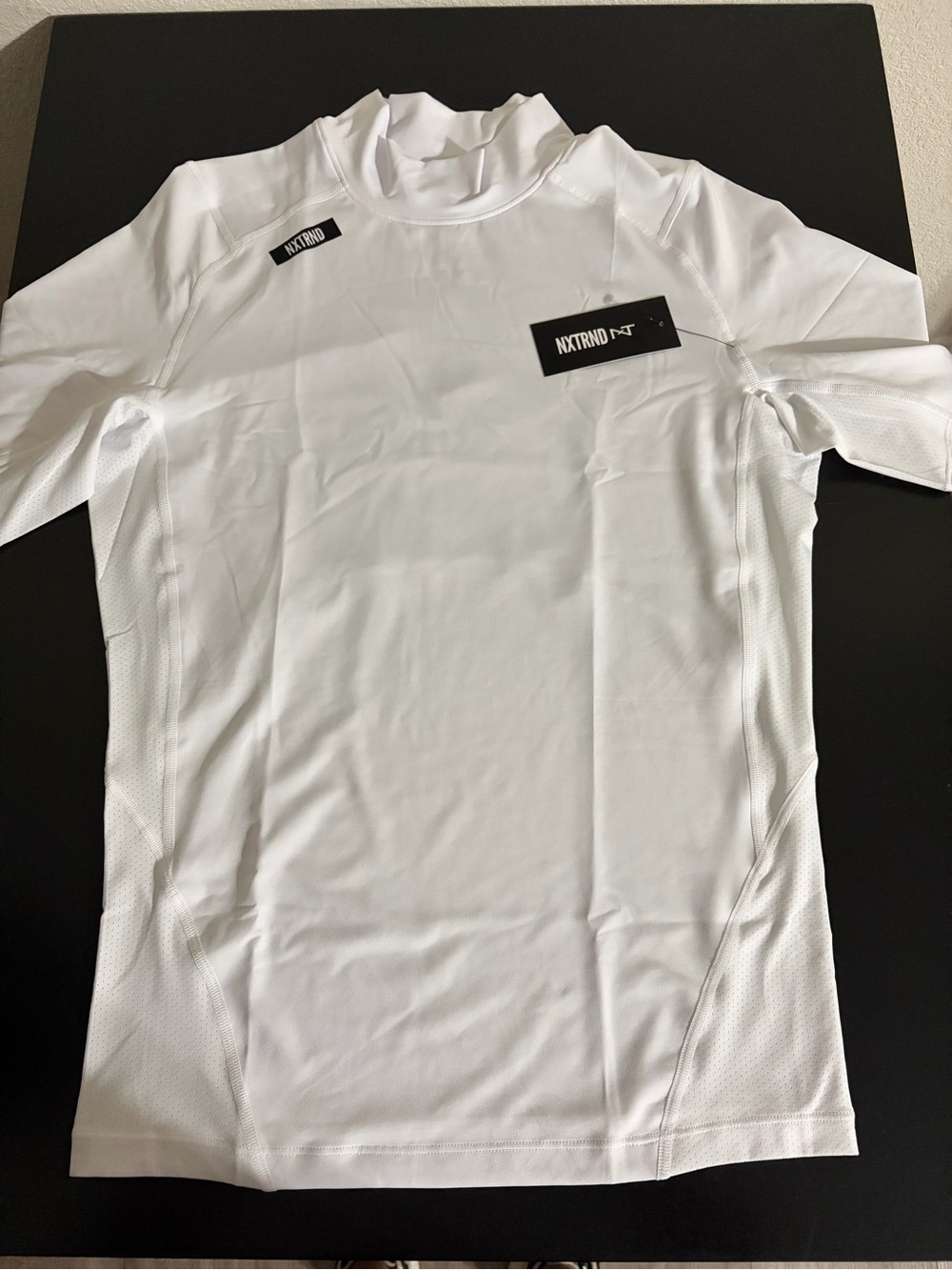 White Short-Sleeve Performance Tee